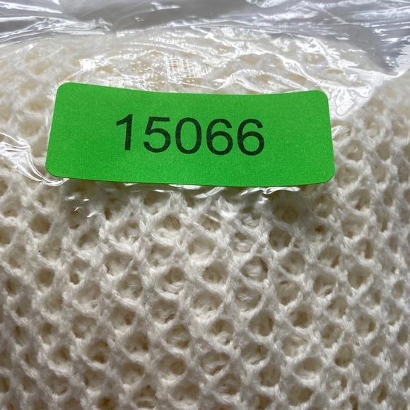 Introspect Womens Cream Open Knit Long Sleeve Cardigan Sweater Open Front Medium - Picture 13 of 13